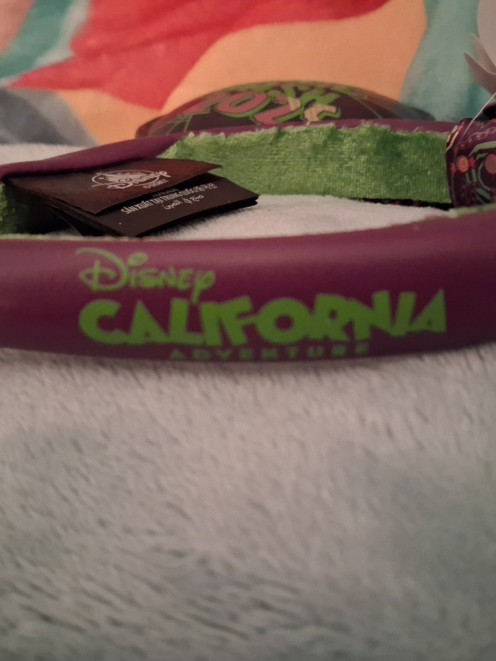 Disney Parks Exclusive 2025 Oogie Boogie Bash Glow In The Dark Minnie Ears NWT - Picture 4 of 6